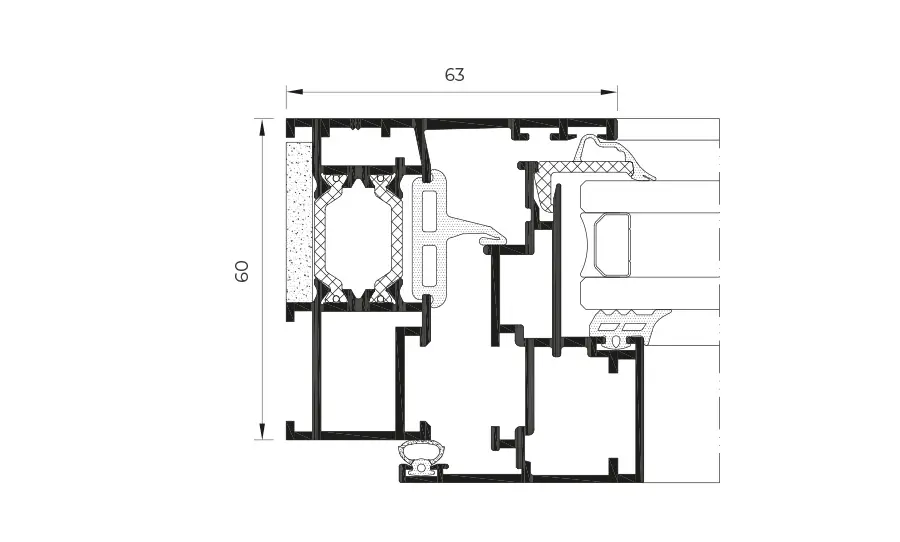 COR 60 Hidden Sash - Image 4