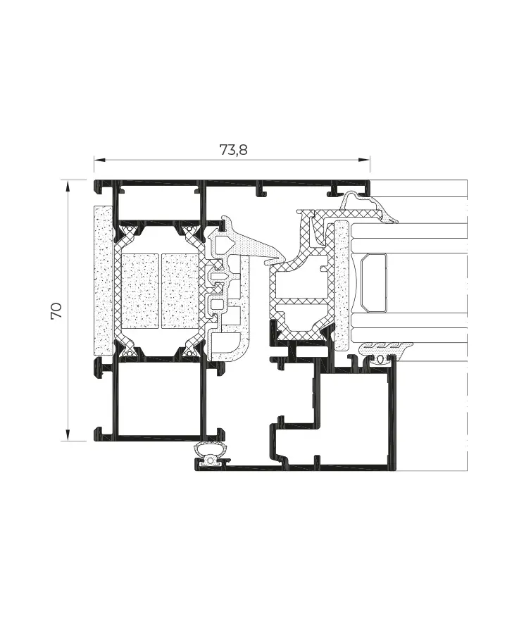 COR 70 Hidden Sash C16 ST - Image 5