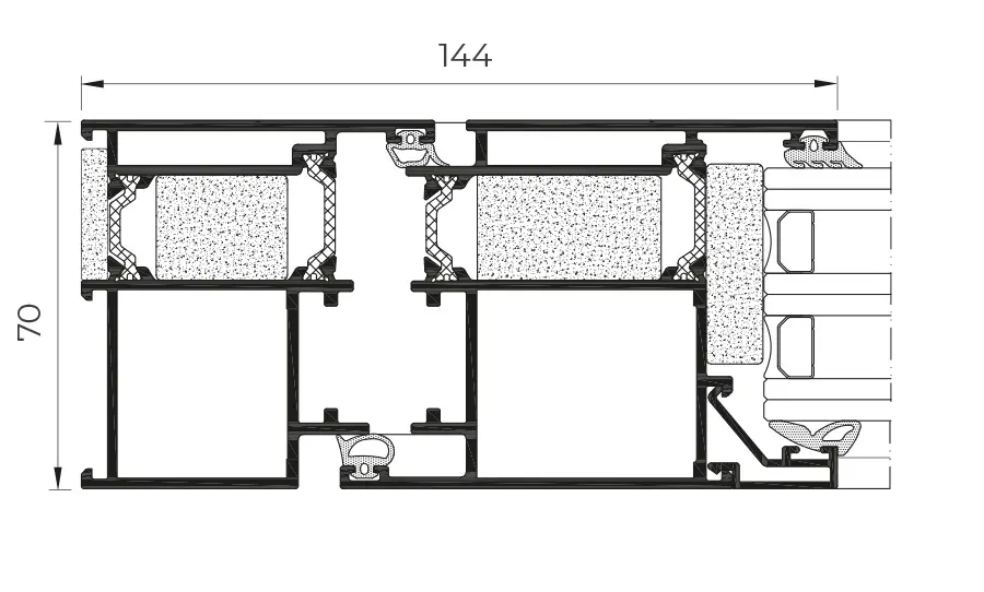 Millennium Plus 70 Door - Image 3